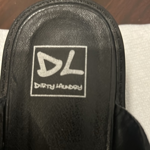 Dirty Laundry Womens Vallor Lucite Chain Detail Chunky Clog Black Size 9 - Picture 3 of 14